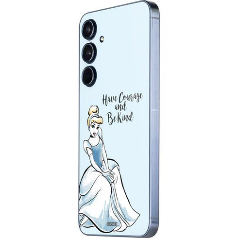 Disney Princess Cinderella Have Courage and Be Kind Art Galaxy A35 5G Skin